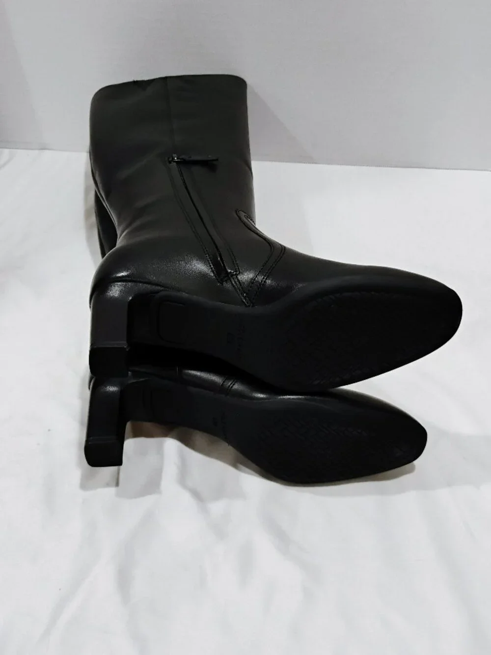 NEW Cole Haan Grand Ambition Black Knee-High Leather Boots 6.5